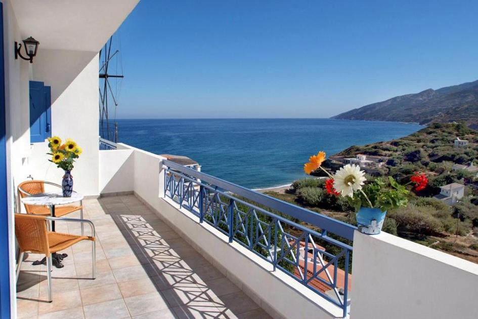 Villa Sea View Kerame Évdilos Exterior foto