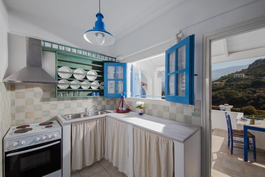 Villa Sea View Kerame Évdilos Exterior foto