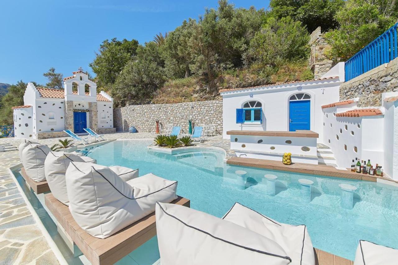 Villa Sea View Kerame Évdilos Exterior foto