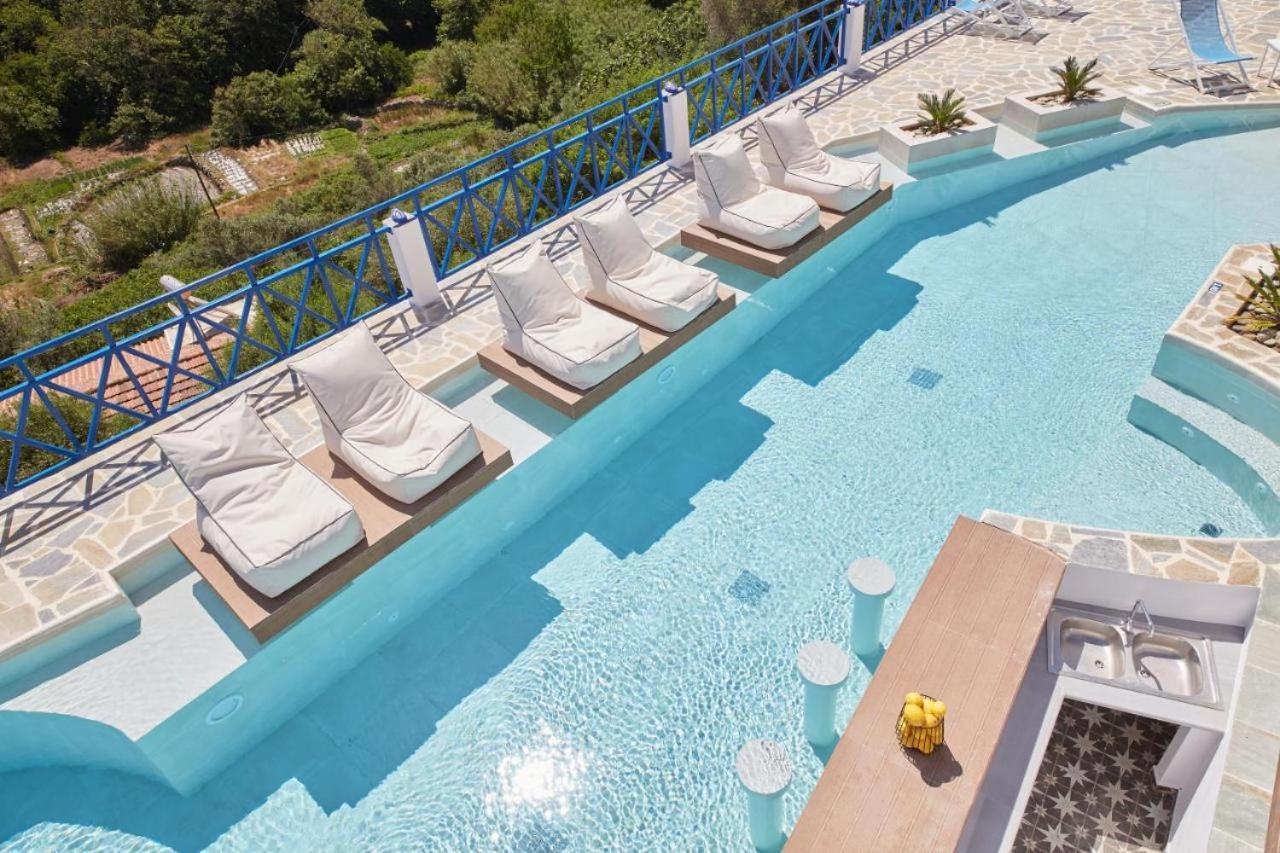 Villa Sea View Kerame Évdilos Exterior foto