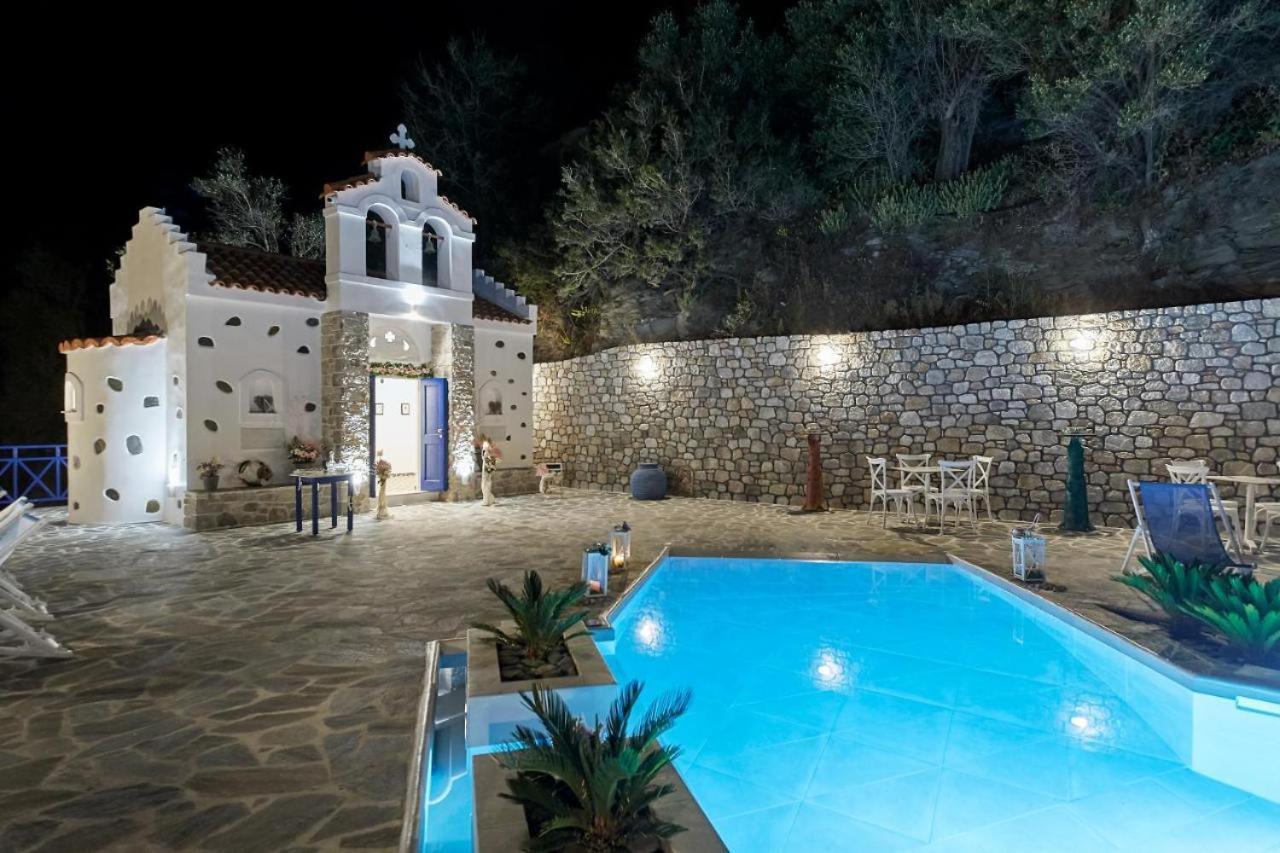 Villa Sea View Kerame Évdilos Exterior foto