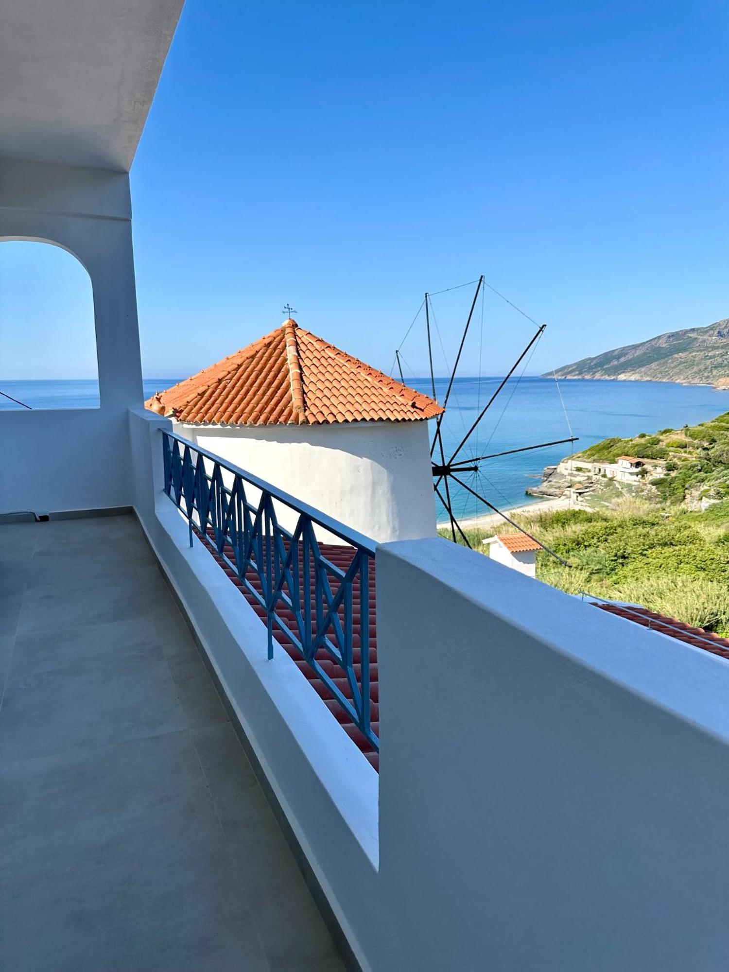 Villa Sea View Kerame Évdilos Exterior foto