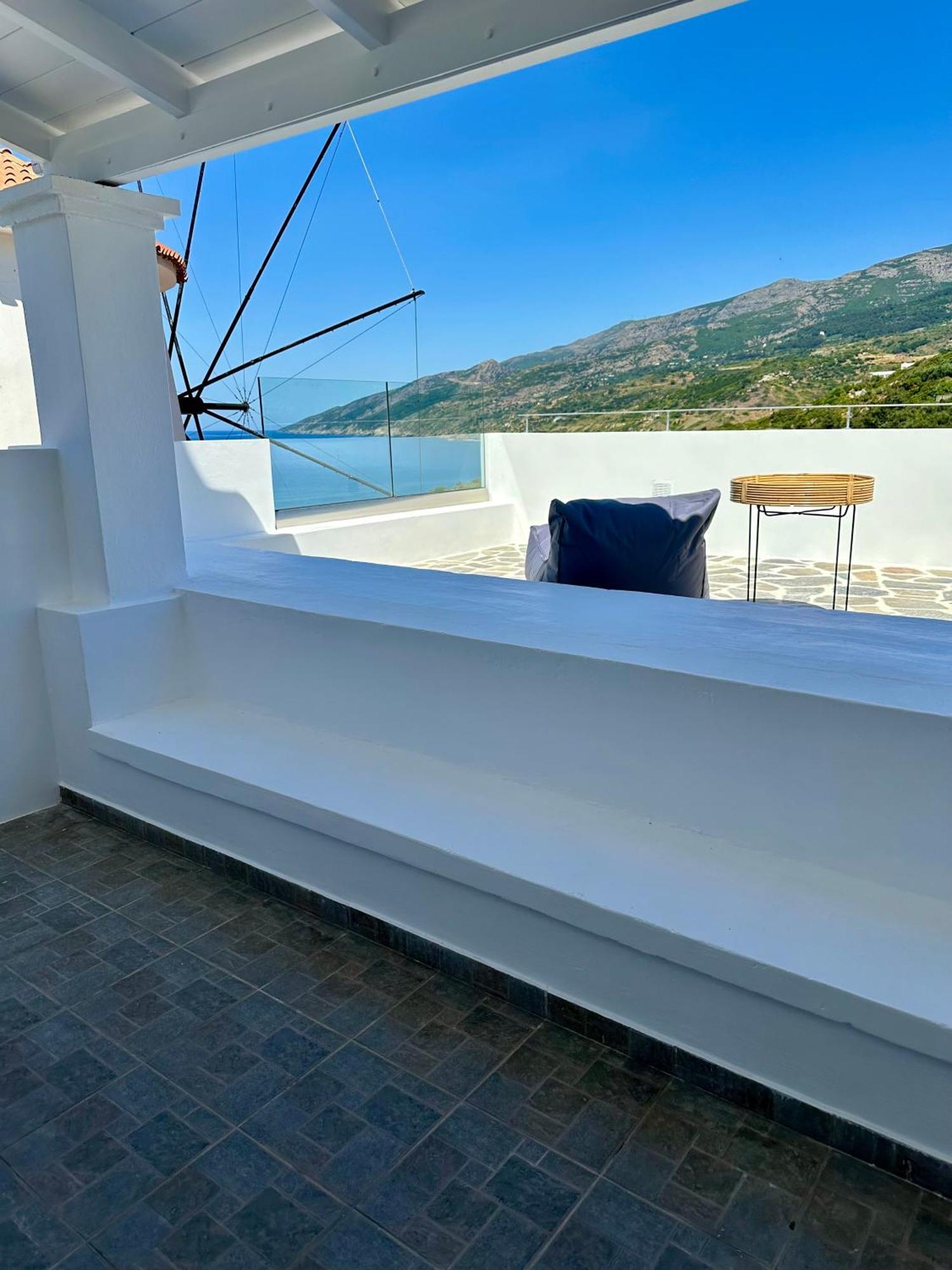 Villa Sea View Kerame Évdilos Exterior foto