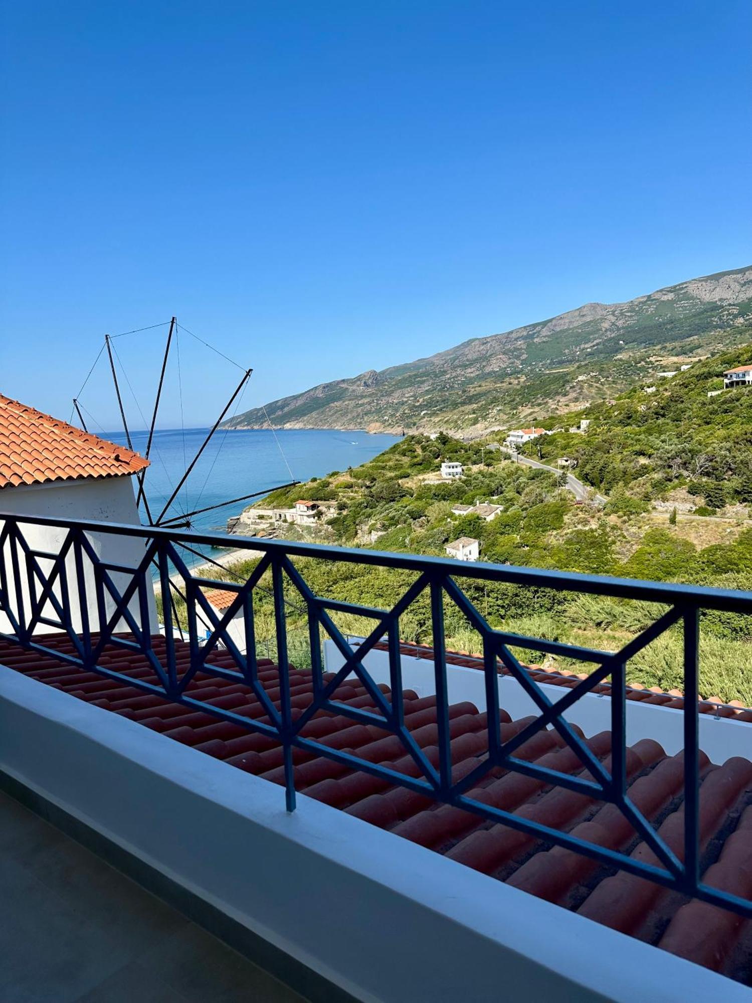 Villa Sea View Kerame Évdilos Exterior foto